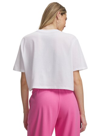 Under Armour Womens Centre Logo T-Shirt Short Sleeve
