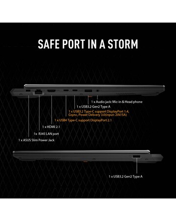 ASUS TUF Gaming Laptop - 16in NVIDIA GeForce RTX 5060 AMD Ryzen 9 1TB SSD