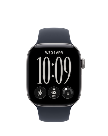 Apple Watch Series 12 GPS 42mm - Space Grey Aluminium/Navy Blue Sport Band - M/L