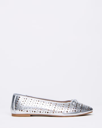 Hope Laser Cut Ballerinas - Extra Wide Fit (EEE)