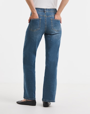24/7 Mid Wash Wide Leg Jeans