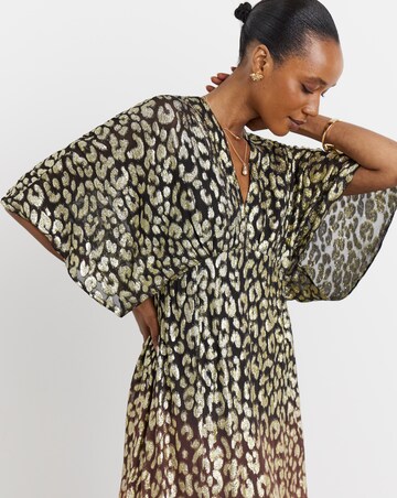 Joanna Hope Metallic Animal Dress