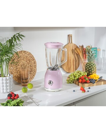 Salter Retro Glass Jug Blender - Pink