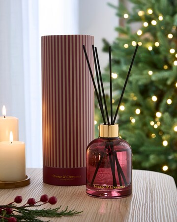 Classic Elegance Orange & Cinnamon Reed Diffuser 200ml