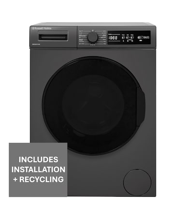 Russell Hobbs RH814W111AN 8kg 1400rpm Washing Machine Anthracite + Install