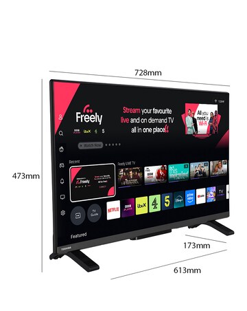 Toshiba 32WV2553DB 32in HD TV with Freely