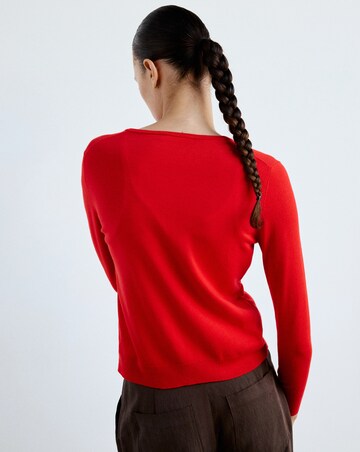 Mango Knitted Button Cardigan