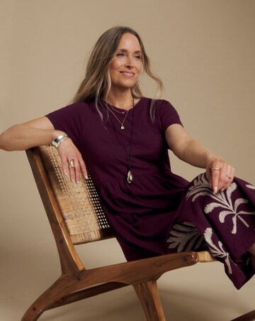 Julipa Embroidered Hem Midi Dress