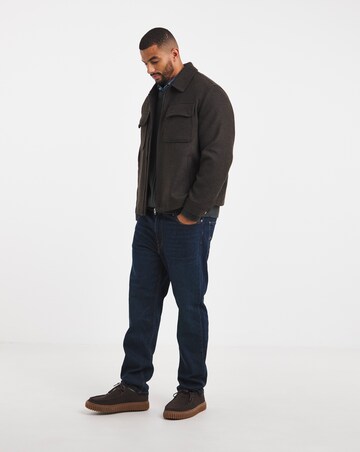 Jack & Jones Premium Wakefield Wool Blend Jacket - Chocolate
