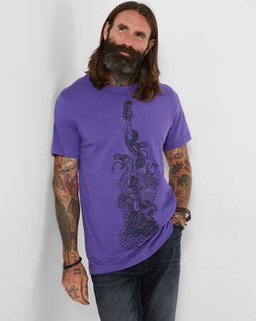 Joe Browns Snakes & Sounds T-Shirt - Purple