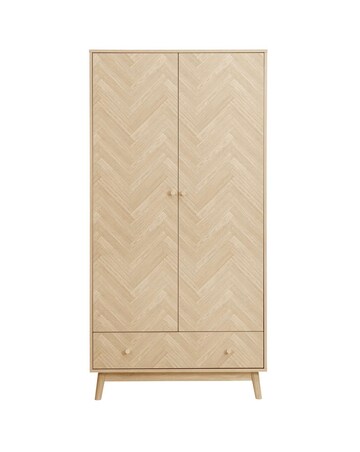 Herringford 2 Door 1 Drawer Wardrobe