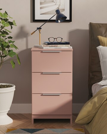 Humber Ready Assembled 3 Drawer Bedside - Kids
