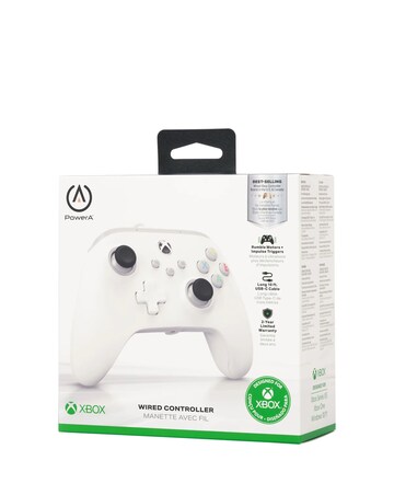PowerA Wired Controller for Xbox Series X/S - White