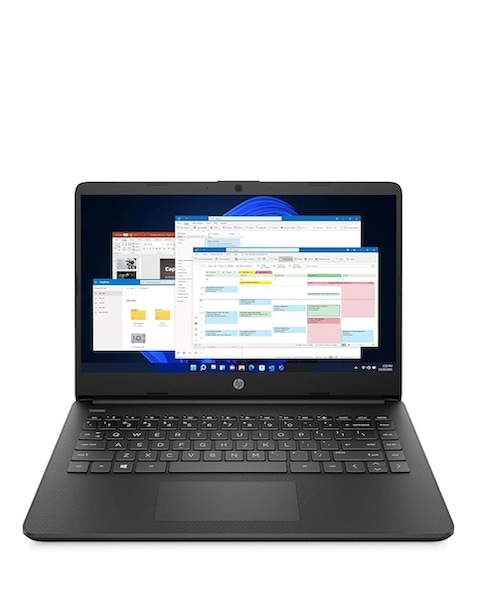HP 14s-dq3500sa 14in Laptop - Intel Celeron 4GB 64GB eMMC - Black
