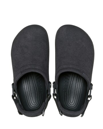 Crocs Classic Crafted Vegan Suede Clog - Black