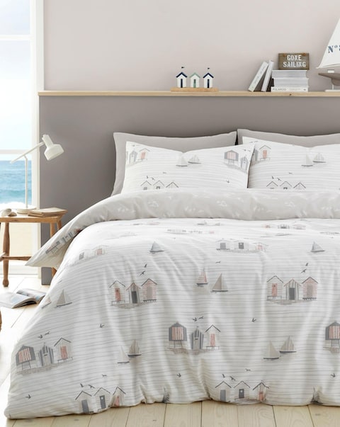 Fusion Beach Huts Duvet Cover Set