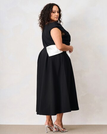 Hope & Ivy The Natalie Bow Dress