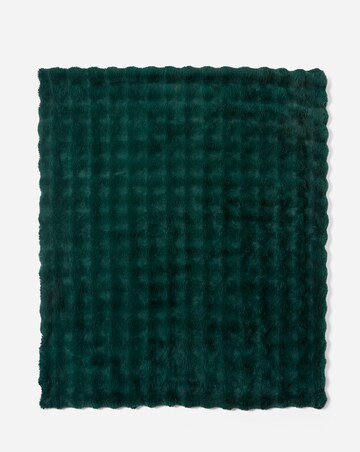 Bubble Faux Fur Throw
