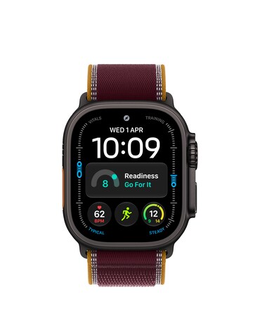 Apple Watch Ultra 4 GPS + Cellular 49mm - Black Titanium/Burgundy Loop - M/L