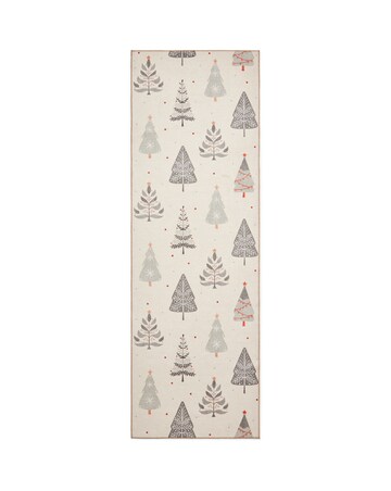 Christmas Trees Washable Runner