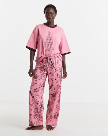 Pretty Secrets Cocktail Glass Pyjama Set