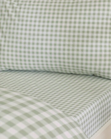 Catherine Lansfield Bamford Gingham Check Fitted Sheet