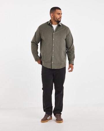 Jack & Jones Parker Corduroy Long Sleeve Shirt - Olive