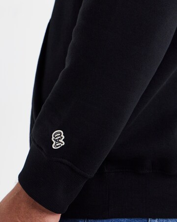 Jack & Jones Frederiksberg Monogram Sweat Hoodie - Black