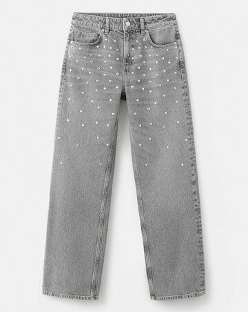 Mango Regular Waist Studded Jeans