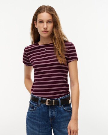 Tommy Jeans Slim Rib Tee
