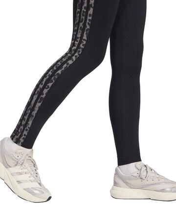 adidas 3 Stripe Leopard Print Legging