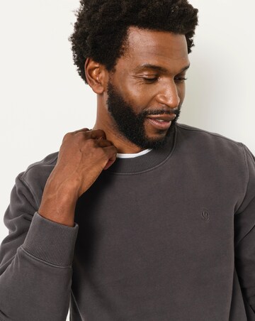 FatFace Hayle Crew Sweatshirt - Charcoal