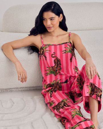 Chelsea Peers Cami and Capri Length Bottoms, Cheesecloth