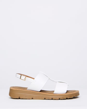 Joy Two Strap Comfort Sandal - Wide Fit (E)