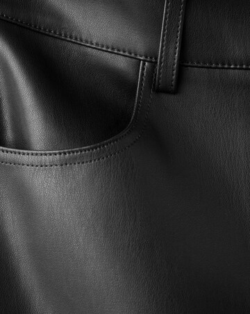 Mango Connie Faux Leather Flared Trouser
