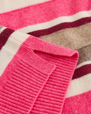 WHITE STUFF SANSA V NECK STRIPE JUMPER