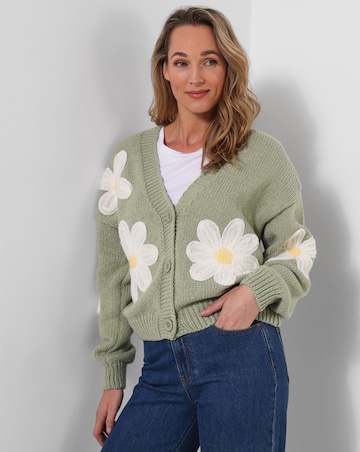 Joe Browns Winter Walks Floral Embroidered Cardigan