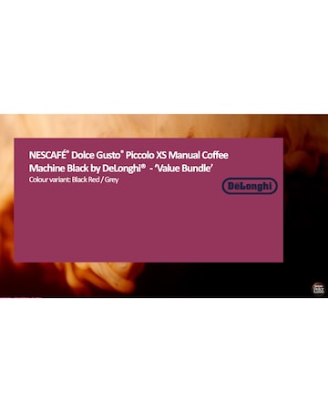 De'Longhi NESCAFE Dolce Gusto Piccolo XS Manual Coffee Machine by DeLonghi