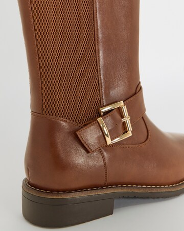 Cushion Walk Chelsea Ankle Boots With Sparkle Back - Extra Wide Fit (EEE)