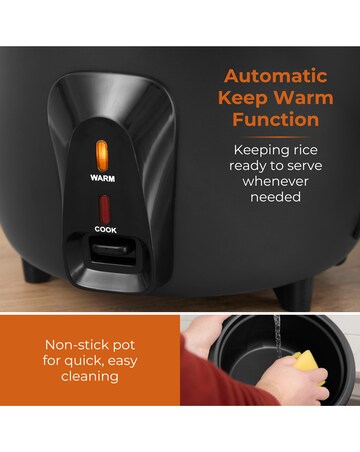 Tower 1.5L/8-Cup Electric Rice Cooker
