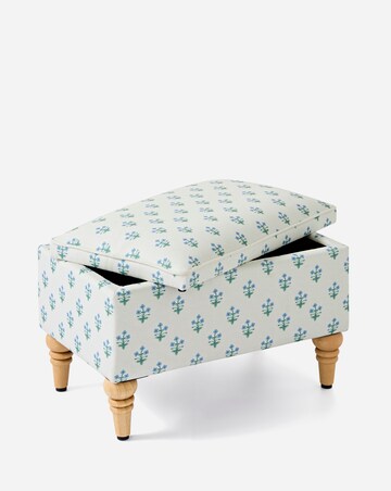 Naomi Floral Footstool