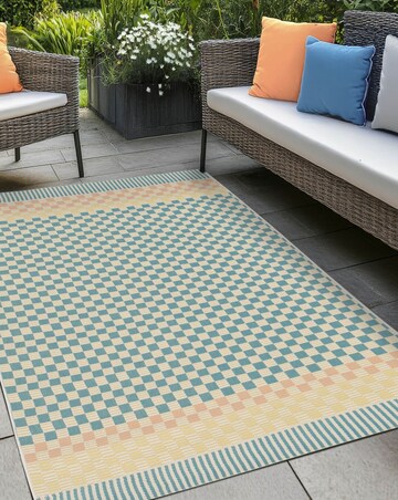 Cosmos Chequer Indoor/Outdoor Rug