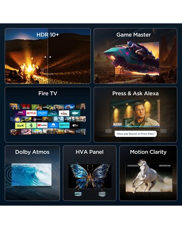 TCL 55V6D-UK 55in 4K HDR10+ Dolby Atmos Smart Fire TV