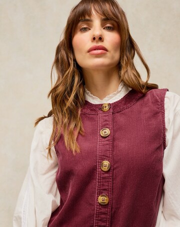 White Stuff Millie Cord Shirt Dress