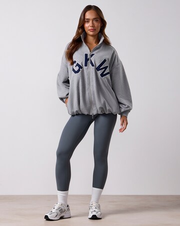 Gym King Aura Bubble Hem Full Zip Funnel Jacket