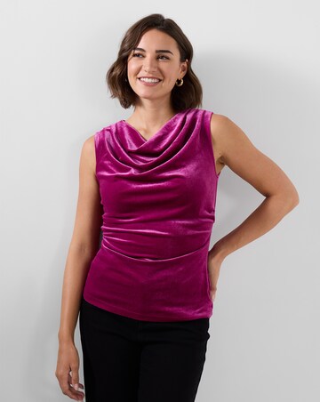 Joe Browns India Velour Cowl Neck Top
