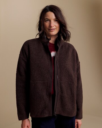 Julipa Zip Through Borg Fleece