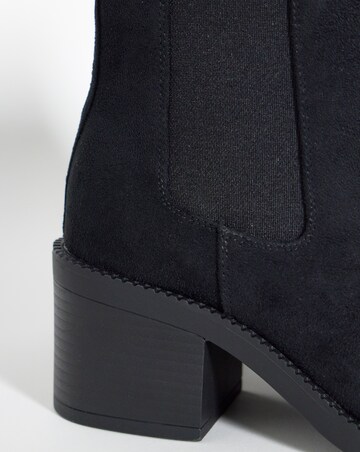 Aisha Block Heel Chelsea Ankle Boots - Extra Wide Fit (EEE)