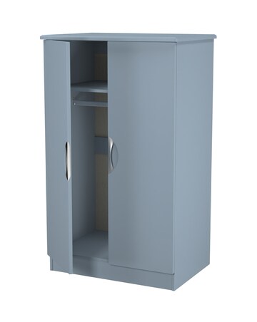 Haydn Ready Assembled 2 Door Midi Wardrobe - Kids