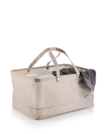 Minky Collapsible Fabric Water-Resistant Laundry Bag